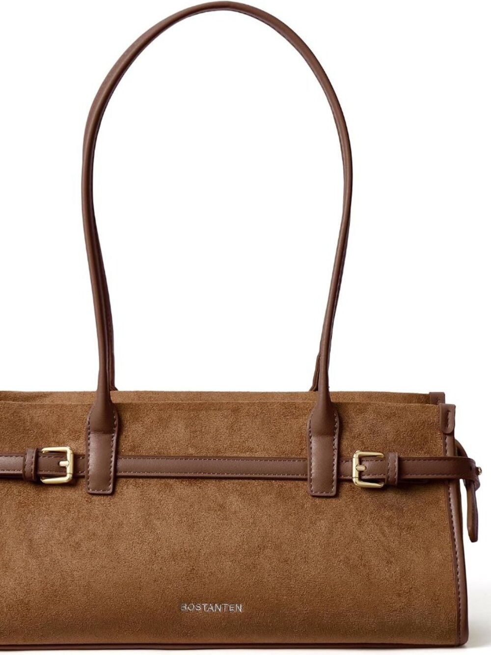 East West Shoulder Bag for Women Suede Designer Purse